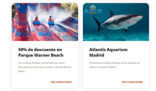 Bono parque oro por solo 113,40€ rebaja de 76€