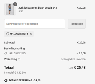 15% korting op de gehele collectie van Stretchshop