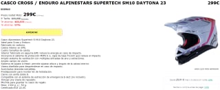 Casco de Moto Alpinestars Supertech S-M10 Daytona 23. por 299€