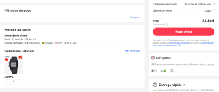 Reloj Digital Casio W-800h-1aves por 21,49€