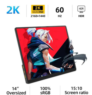 Monitor ZSUS portátil 2K de 2160x1440 60HZ por solo 53,75€