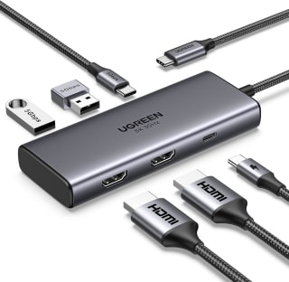 UGREEN 6-in-1 USB C Dockingstation voor €28,49 bij Amazon