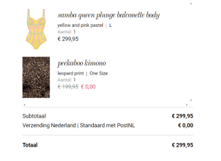 Gratis kimono bij je bestelling bij Marlies Dekkers