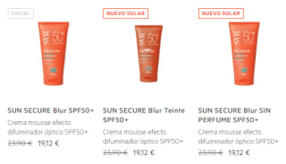 20% Dto en la gama Sun Secure BLUR