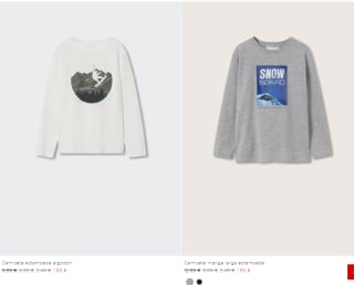 Camisetas, vestidos y faldas desde solo 2,99€ mujer, hombre y niños