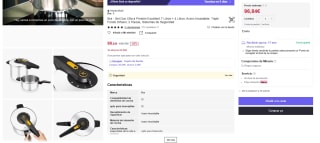 Bra Set Duo Olla a Presión Excellent 7 Litros + 4 Litros por 96,48€