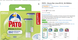 3x PATO - Discos Rec Lima Ml X2, 36 Mililitro por 10,06€