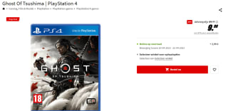 Ghost Of Tsushima voor de PlayStation 4 nu €9,99 bij Media Markt