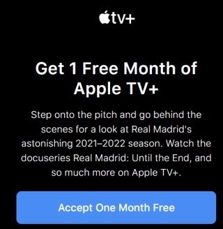 1 maand Apple TV+ gratis