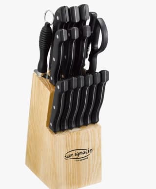 Juego de 15 cuchillos San Ignacio Tenessy de cocina fabricados en acero inoxidable por 18,44€ (11,06€ nuevo usuario)