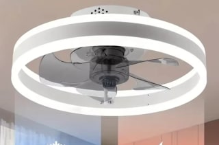 Led Plafondventilator dimbaar met afstandsbediening voor €31,99 dmv code bij Aliexpress