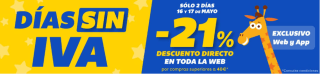 2 Días SIN IVA (compra +40€) en ToysRus
