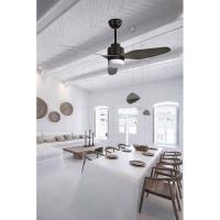 Ventilador de techo con 3 aspas modelo Gerona color marron, tecnologia led Integrada 18w 2350 lumenes con 3 temperaturas y Memoria De Color, mando a distancia incluido con temporizador de apagado. Muy silencioso por 53.49€ (Cuenta Nueva 41.49€)