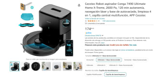 Cecotec Robot aspirador Conga 7490 Ultimate Home X-Treme por 174,90€