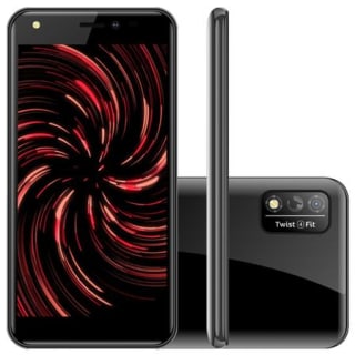 Smartphone da Positivo, modelo Twist 4 Fit Black Piano - R$ 411,90