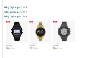 Recopilación desde Sprinter desde 1,99€(Rebajas -70%)