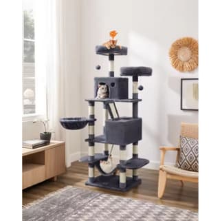 Árbol para gatos 168 cm con 13 postes y accesorios por 61,21€