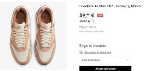 Zapatillas de Mujer Nike Air Max 1 '87 por 59.99€