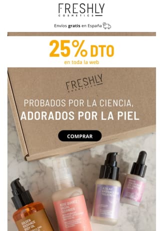 25% dto en toda la WEB