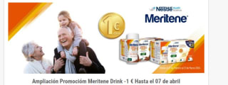 Descuentos de -1€ en seleccionados marca Meritene