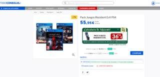 Pack Pack Juegos Resident Evil PS4 por 36,95€