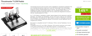 Thrustmaster T-LCM Pedals voor €149,90 bij Megekko