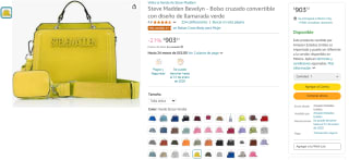 Bolsa Steve Madden Bevelyn por $904 en Amazon