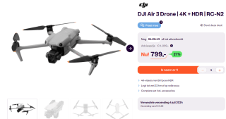 DJI Air 3 RC-2N drone voor €799 bij iBOOD