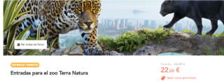 Oferta entrada Terra Natura Benidorm desde solo 26€