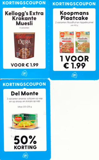 Diverse Kortingscoupons AH december 2023