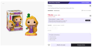 Funko Pop Disney Princesa Rapunzel por 8.63€