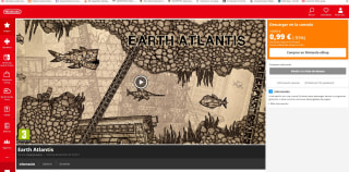 Juego para nintendo Earth Atlantis por 0,99€