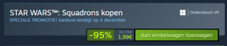 Star Wars: Squadrons voor €1,99 via Steam
