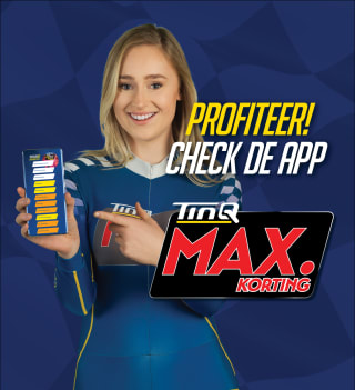 TinQ Max korting tijdens F1 racing dagen