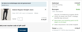 G-STAR Regular Jeans 'Dakota' voor €58,47 dmv code bij G-star