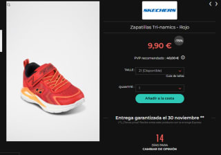 Zapatillas Skechers desde tan solo 9,90€