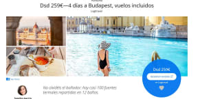 4 días a Budapest, vuelos incluidos desde 259€