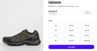 Zapatillas de Hombre Salomon BARRAKEE por 59€
