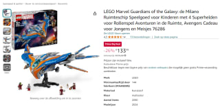 Lego Marvel Guardians of the Galaxy: de Milano (76286) voor €133,99 bij Amazon met Prime