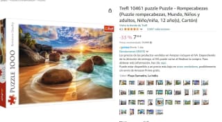 Puzzle marca Trefl Praia de Samudra Beach, India de 1000 Piezas por 7,99€