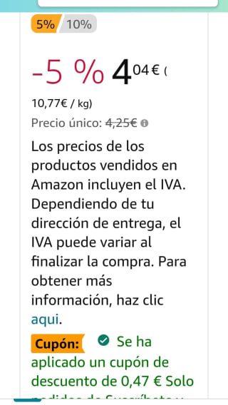 Kellogg's Krave Sabor Leche 375g por 3,57€.