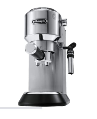 Cafetera express - De' Longhi Dedica EC 685.M, Bomba de presión Thermoblock, 1350 W, Plata por 139€