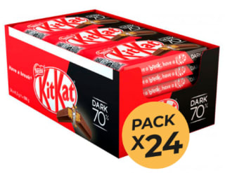 Kit Kat Dark 41,5 g 24 Unidades por 16.99€