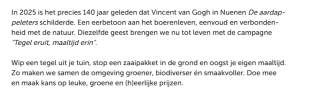 Gratis zaaipakket met diverse zaden in Brabant