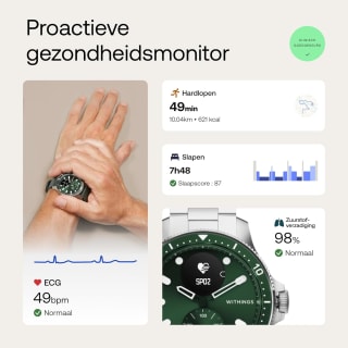 Withings ScanWatch - Hybride Smartwatch voor €299,95 bij Amazon