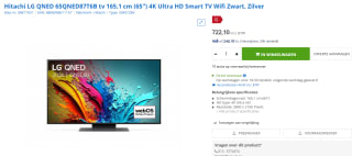 LG 4K 65QNED87T6B (2024) LED TV voor €722,10 bij Max ICT
