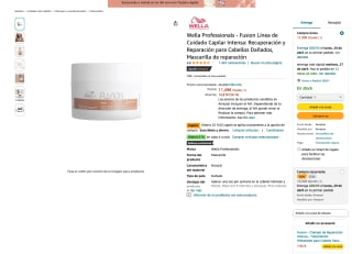 Wella Professionals Fusion Línea de Cuidado Capilar Intensa por 6,90€