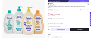 Pack Nenuco Cuidado Completo: Colonia, Jabón Líquido, Jabón Líquido Ultra Suave y Champú Suave por 11,20€