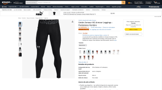 Under Armour HG Armour Leggings Pantalones Hombre por 23€