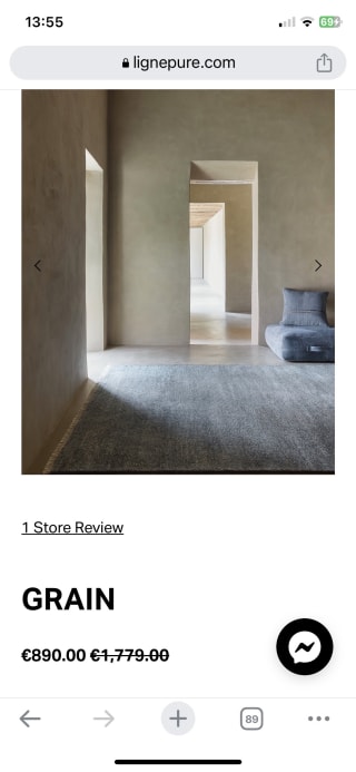 50% korting op Ligne Pure tapijten en kussens